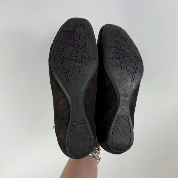 Earthies Ronda Rock Elastic Walker Sneakers Womens 9 Brown Low Top Slip-On Shoes - Picture 8 of 10